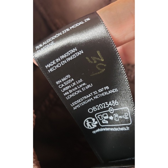 We The Free Corduroy Pants Chocolate Truffle Brown High Rise Straight 27 Casual - Picture 9 of 9